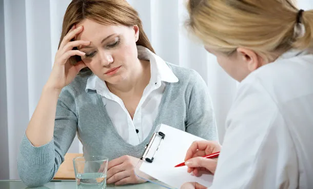 Therapist having a counseling session in a peaceful environment